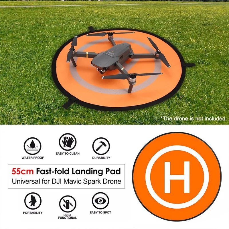 Drone Landing Pad - Katlanabilir 55cm Evrensel Drone İniş Platformu