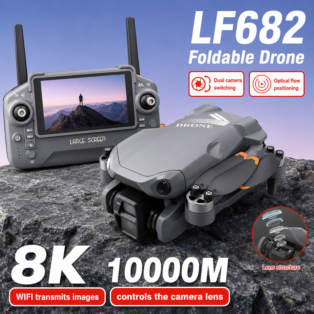 Drone Battery Adapter - Hava Fotoğrafı LF682 Drone 8K HD