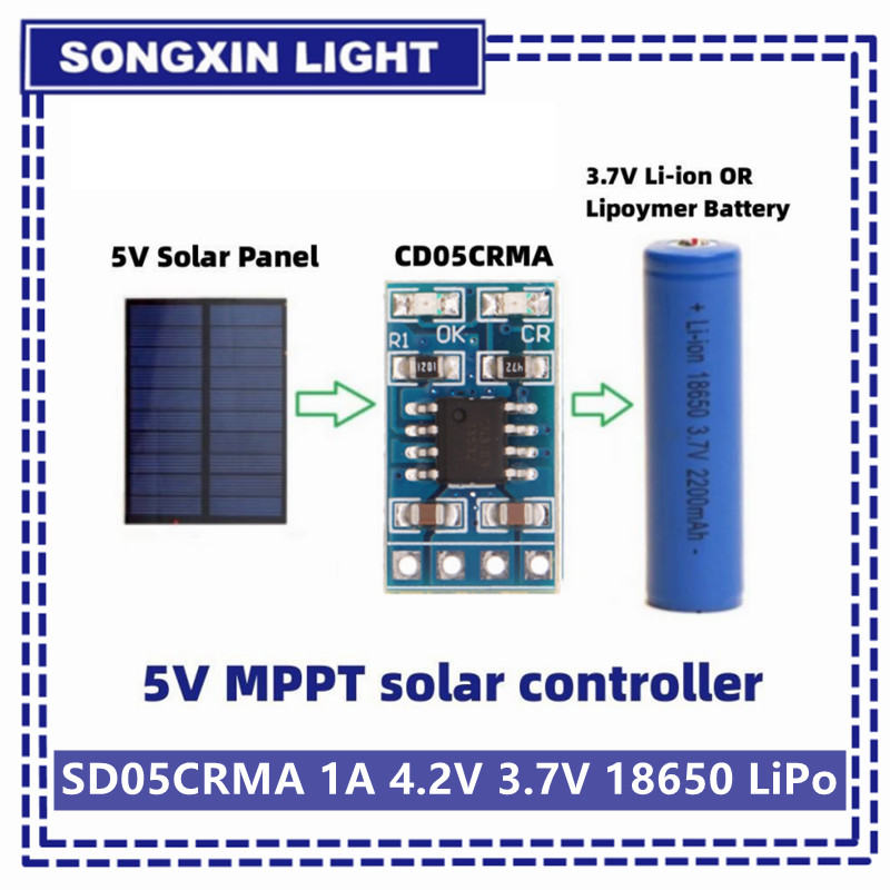 Drone Solar Charger - MPPT Solar Şarj Regülatörü 1A 4.2