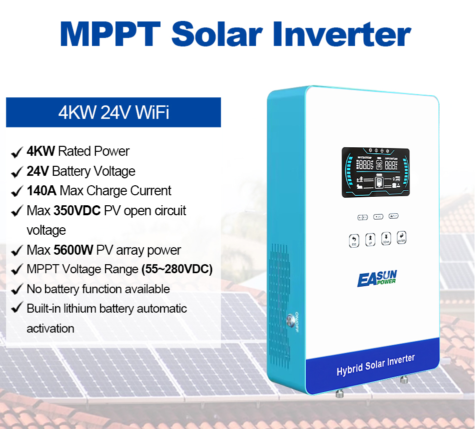 EASUN POWER 4KW İnvertör 110V  - Drone Solar Charger incelemesi ve fiyatı