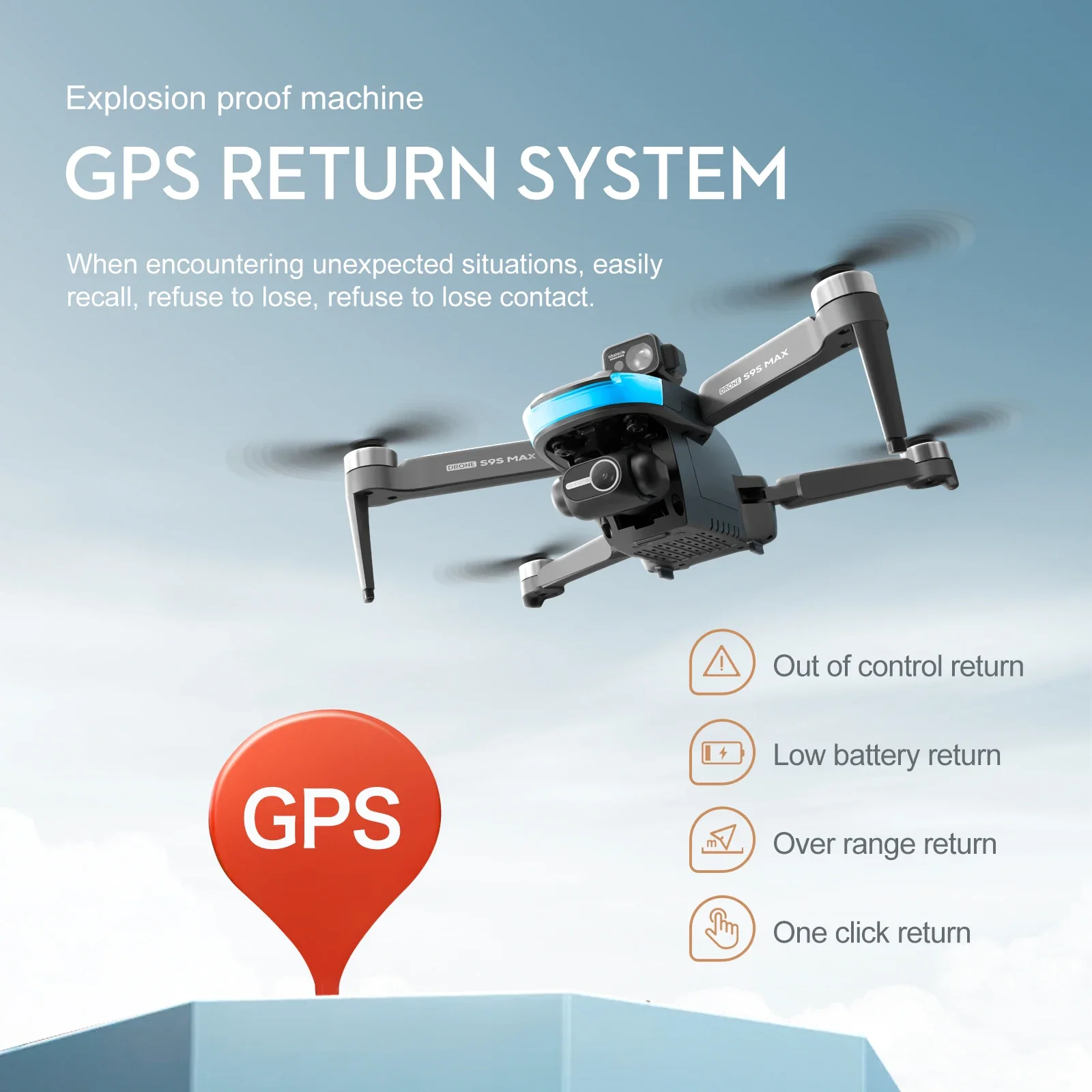 YENI S9S MAX MINI Drone 4K 2 E - Drone Remote Controller Lanyard incelemesi ve fiyatı
