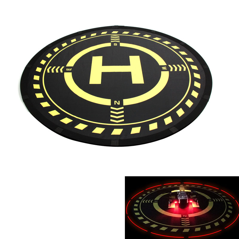 Drone park önlüğü ışık ile gec - Drone Landing Pad incelemesi ve fiyatı