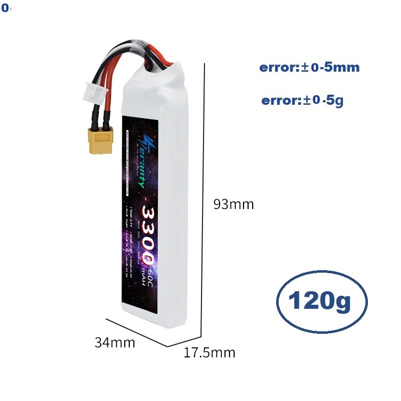 2S 7.4V LiPo Pil 3300mAh 60C A - Drone Battery Adapter incelemesi ve fiyatı