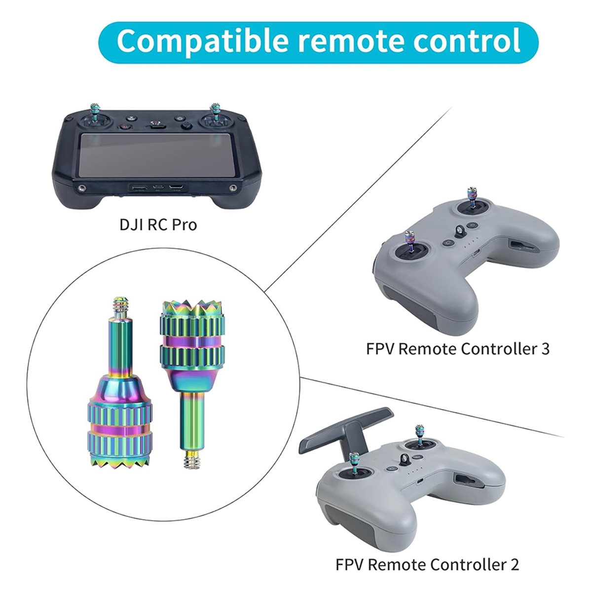 DT75BG 4 adet Metal kontrol jo - Drone Control Stick incelemesi ve fiyatı