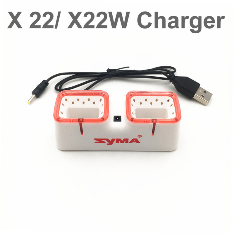 Syma X22 X22W Drone pilleri iç - Drone Battery Adapter incelemesi ve fiyatı