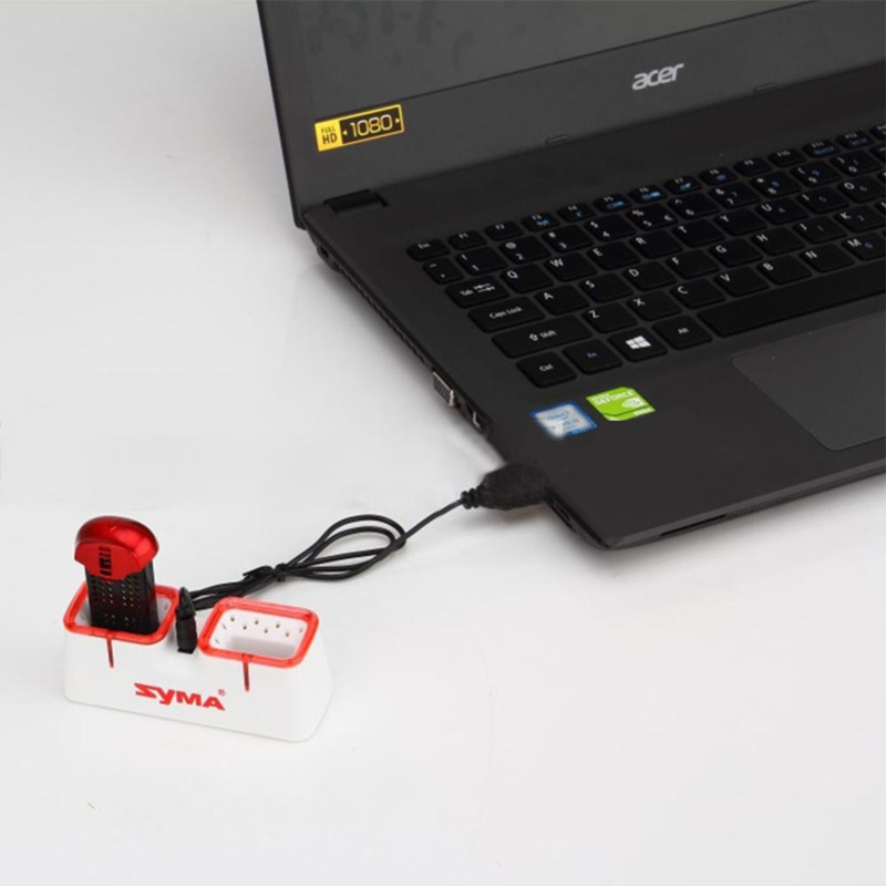Syma X22 X22W Drone pilleri iç - Drone Battery Adapter incelemesi ve fiyatı